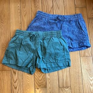 Old Navy linen shorts- 2 pairs